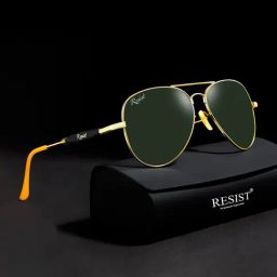 Resist Eyewear Green Aviator Unisex Sunglasses-picture-18
