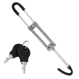 Allextreme Steering Wheel Lock Painted Finish with Key for All Cars, EXPSLB1-23