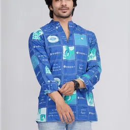 Disha R Dot Men Cotton Kurtas-picture-11
