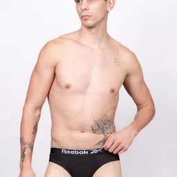 Reebok Men Mid-Rise Basic Brief-BLBF01-BLK-picture-18