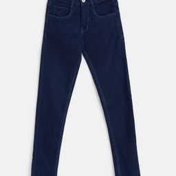 Tales & Stories Full Length Washed Button Down Jeans - Blue-image-24