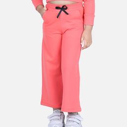Aww Hunnie Solid Bow Detailed Winter Wear Track Pant With Front Pockets - Pyjama-image-93