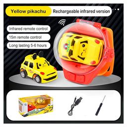 Sanjary RC Car Watch Toy, Mini RC Car Watch Toys for kids color design may vary-image-4