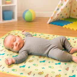 Fab N Funky crystal velvet Diaper Changing Mats Pack of 2 With Bunny & Elephant Print - Light Blue & Yellow-image-3