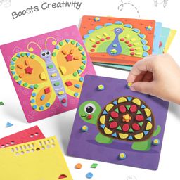 Intelliskills Foam Craft Kit - Animals | Multicoloured | DIY Fun & Creativity set for Kids | Animal-Themed Art & Craft | Fine Motor Skills Development | Ideal for Gifting | Educator Recommended | BIS Certified image 3