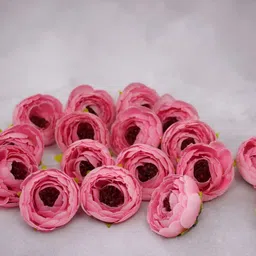 Nutts Peach-Coloured 10 Pieces Peony Artificial Flower-18