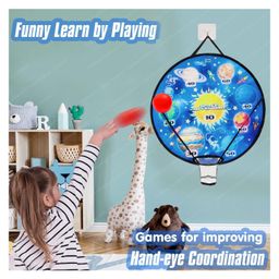 FunBlast 2-in-1 Space Theme Target Shooting & Basketball Game for Kids - Multicolor image 5