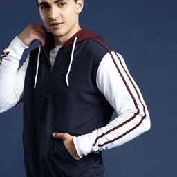 Mast & Harbour Men Hooded Sweatshirt-image-68