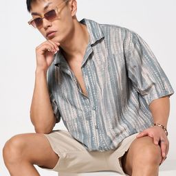 People Men Boxy Printed Casual Shirt-picture-37