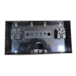 Techut Filp Type Cable Cubby P Box With 2 Power Socket & 6 Hole For Conference Table (Silver) image 4