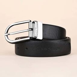 Louis Stitch Multicolored Spanish Leather Chrome Buckle Reversible Formal Belt-image-90