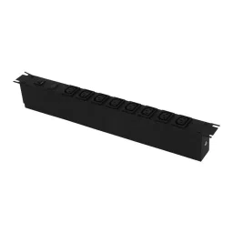 HAMMOND Power Distribution Strips POWER OUTLET STRIP, 1582T8E1BK-15