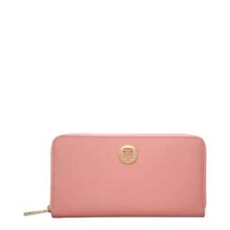 TOMMY HILFIGER Pink Xena Textured Small Wallet-58