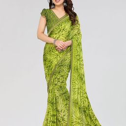 Moda Rapido Tie and Dye Poly Georgette Saree-picture-12