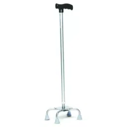A ONE HOSPICARE Powder Coated 4 Legs Quadripod Stick for Old Age People, AOH - 197 (E)-7