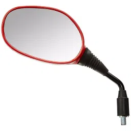 Uno Minda Shatterproof Glass Rear View Mirror - Left Hand for Hero Glamour, Hunk (RV-5011L)-11