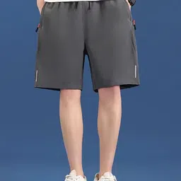 HERE&NOW Men Regular Fit Shorts-image-3