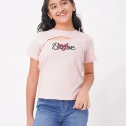 Edheads Kids Pink Cotton Printed T-Shirt-picture-35
