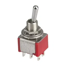 MULTICOMP PRO Toggle Switches SWITCH, SOLDER TAG, DPDT, ON-ON-ON, 1MD6T1B5M1QE-9