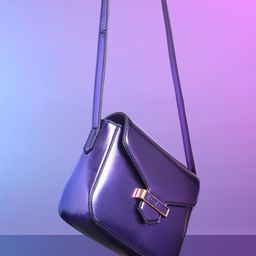 Mast & Harbour Glossy Solid Structured Sling Bag image 2