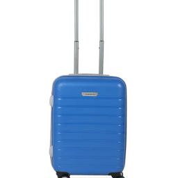 Teakwood Leathers Blue Textured Hard Case Large Trolley Bag - 95.5Ltrs-image-59