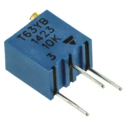 Vishay Through Hole Trimmer Potentiometer 250 mW Power 10 kΩ Resistance Pin Terminal, T63YB103KT20 (Pack of 50 Pcs)-image-96
