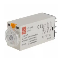 RS PRO Single Function Timer Relay Plug In Mount 24 V DC 4PDT Model No. 1792983-97