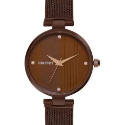 Escort E21007399BRNM9 Analog watch for Women-image-77