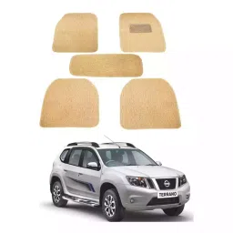 Auto Pearl MA3O242 PVC and Plastic Standard Mat for Nissan Terrano 2005 (Beige)-image-2