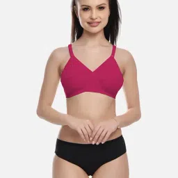 FIMS: Fashion is my Style Pink & Black Cotton Lingerie Set-image-52