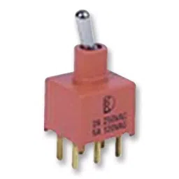 MULTICOMP PRO Toggle Switches SWITCH, PCB, DPDT, ON-ON, 1AD1T2B4M2RE-25