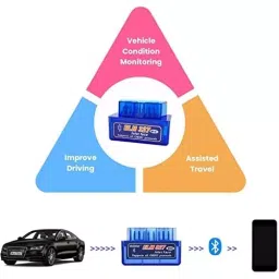 MODAXE V2.1 Scanner Type Android & iOS Operating Bluetooth Advance OBD II Diagnostic Scanner for Vehicle, Mini ELM327 image 4