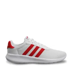 Adidas Men's LITE RACER 3.0 White Running Shoes-93