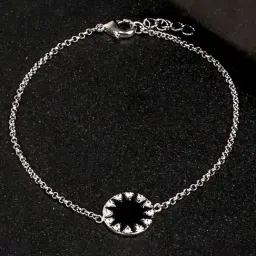 The Real Effect London 800 Silver CZ Bracelet for Women-picture-8