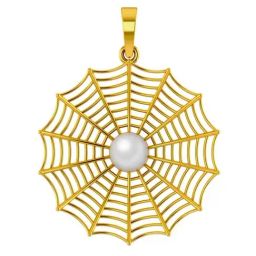 P.C. Chandra Jewellers 22k Yellow Gold Gemstone Studded Classic Design Pendant-image-12