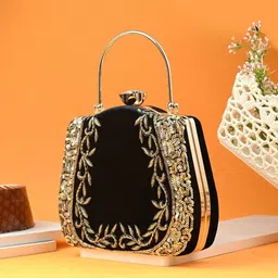 Toobacraft Embellished Box Clutch-21
