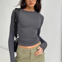 StyleCast Georgette Crop Top-picture-8