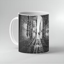 Keviv Multicoloured Text or Slogans Printed Ceramic Glossy Mugs Set of Cups and Mugs-image-84