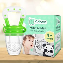 KidbeaSilicone Food & Fruit Nibbler - Green-10