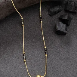 Anouk Gold-Plated Artificial Beads Mangalsutra-23