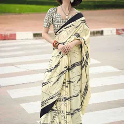 Blissta Striped Satin Saree-picture-44
