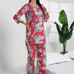 Bannos Swagger Women Printed Night suit-picture-44