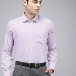 Van Heusen Slim Fit Geometric Printed Pure Cotton Formal Shirt-image-33