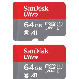 SanDisk 64GB Ultra microSHXC UHS-I Card (Pack of 2)-1