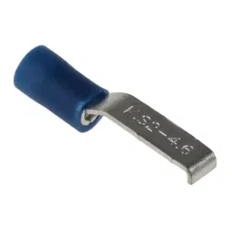 RS PRO Insulated Crimp Blade Terminal 16.8 mm Copper 14-16 AWG 2.5-1.5 mm² Blue, 6241235-image-17