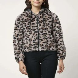 People by Pantaloons Brown Printed Jacket-image-41