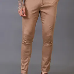 GIORDANO Men Slim Fit Chinos Trousers-image-46