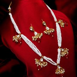 Anouk women Alloy Gold-Plated Jewellery Set-image-55