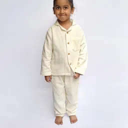 Snuggly Spaces Kids-Unisex White Nightdress-image-88