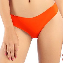 Candyskin Women Orange Lace Bikini Brief-image-97